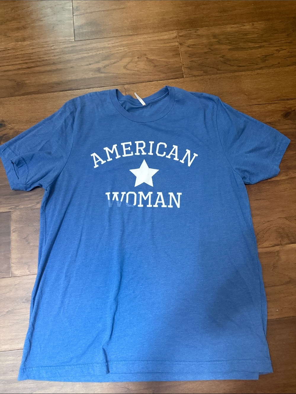 American Woman Blue Graphic Tee